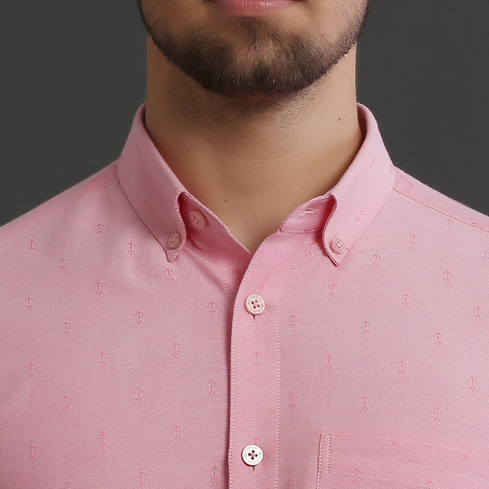 Arrow Jacquard Shirt – Self Stitch